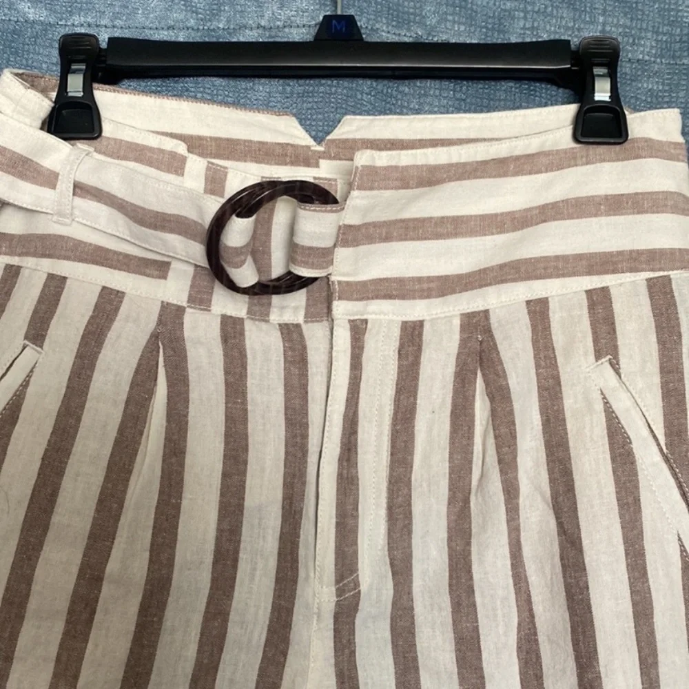 Pants. Anthropologie linen slacks. Size 6. New. No tags - Picture 2 of 6
